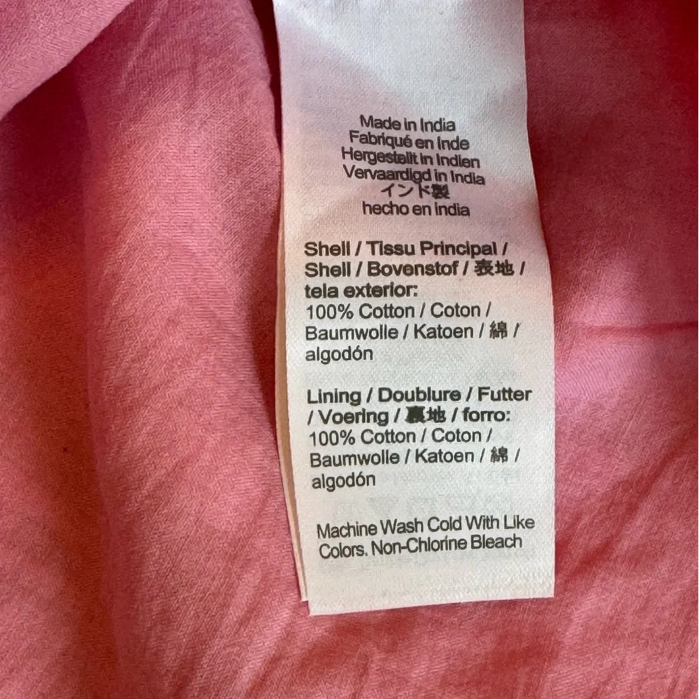 NWT Crewcuts Pink Ruffled Sundress Sleeveless Bow in Back Casual Textured Sz 8